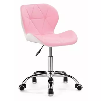 Компьютерное кресло Woodville Trizor whitе / pink 15337