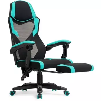 Компьютерное кресло Woodville Brun tiffany / black 15400