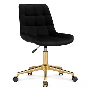 Компьютерное кресло Notta Честер черный (california 999) / золото 533181