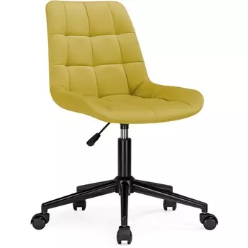 Компьютерное кресло Woodville Честер горчичный / черный 517134