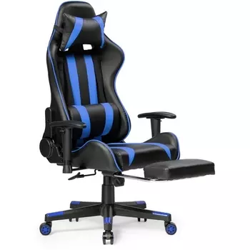 Компьютерное кресло Woodville Corvet black / blue 15465