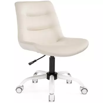 Компьютерное кресло Woodville Орди молочное / белое 559276