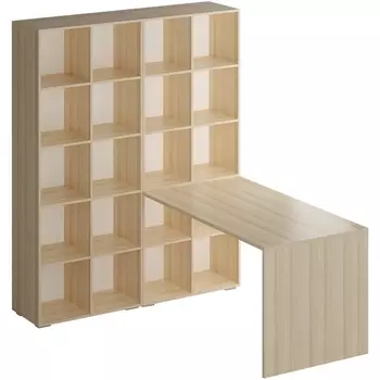 Компьютерный стол Play ОГОГО Обстановочка! (ЛДСП/Светлое дерево) арт.334575