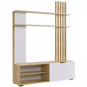 Компьютерный стол Woodville Бери дуб крафт золотой / белое дерево арт.570017