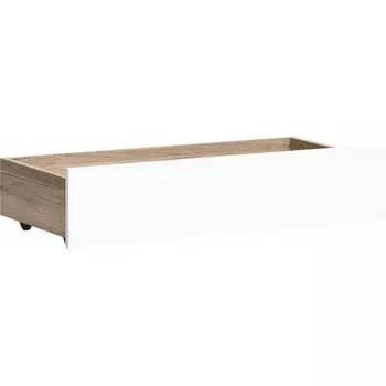 Компьютерный стол Woodville Кинд ЯК-01 белый / дуб делано арт.586738