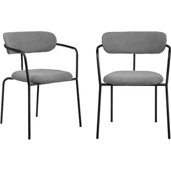 Комплект из 2-х стульев Ant букле серый Bradexhome арт.FR 0997P Bradex Home