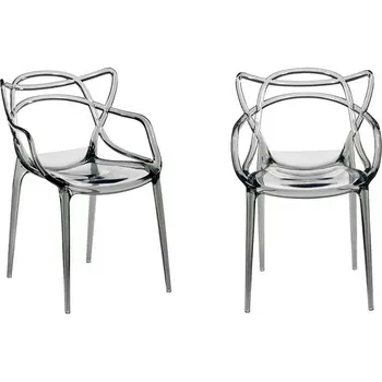 Комплект из 2-х стульев Bradex Home Masters прозрачный серый (FR 0705П)