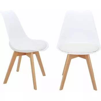 Комплект из 2-х стульев Bradex Home Eames Bon белый (FR 0023P)