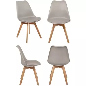 Комплект из 4-х стульев Bon латте Bradex Home Eames FR 0216K