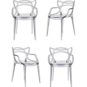 Комплект из 4-х стульев Bradex Home Masters прозрачный (FR 0704К)