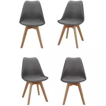 Комплект из 4-х стульев Eames Bon серый Bradexhome арт.FR 0025K Bradex Home