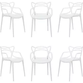 Комплект из 6-ти стульев Bradex Home Masters белый (FR 0215S)