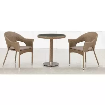 Комплект мебели Afina T601/Y79B-W56 Light Brown (2+1)