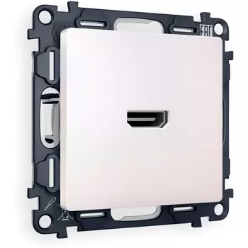 Комплект механизма Ambrella Volt розетки HDMI 2.0 ALFA MA214010 Жемчуг 40V/500mA 2.0GHz 5-18Gbit/s QUANT