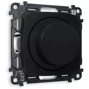 Комплект механизма Ambrella Volt светорегулятора универсального поворотно-нажимного OMEGA MO805510 Черный матовый 25-600W/LED 5-300W QUANT