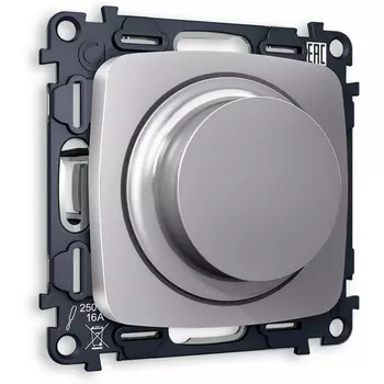 Комплект механизма Ambrella Volt светорегулятора универсального поворотно-нажимного OMEGA MO505510 Сталь матовый 25-600W/LED 5-300W QUANT