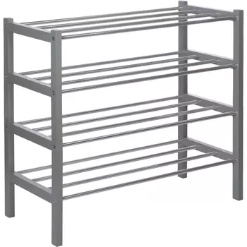 Комплект обувниц Атлас серый (2 шт) Mebelik арт.008710