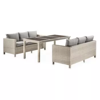 Комплект плетеной мебели Afina T365/S65C-W85 Latte