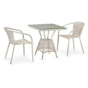 Комплект плетеной мебели Afina T706/Y137C-W85 2Pcs Latte