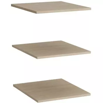 Комплект полок для однодверного шкафа R-Home Сканди_Жемчужно-белый