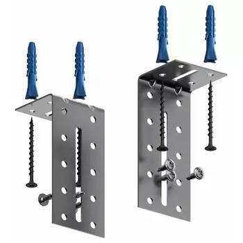 Комплект регулируемых монтажных уголков для закладных профилей под натяжной потолок, 2 шт Hesby Lighting HSBL_0211