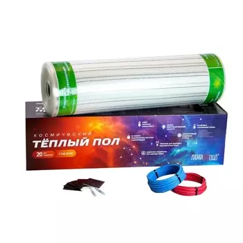 Комплект теплого пола Ламипол С160 1600 Вт 0,5 м 10 м2 (20х0,5 м)