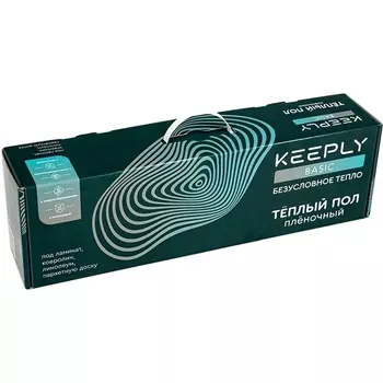 Комплект тёплого пола KEEPLY 140 Вт/м, Basic, 1,5 м.кв, 210Вт (3х0,5 м)