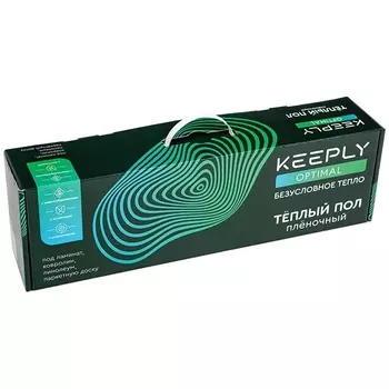 Комплект тёплого пола KEEPLY 200 Вт/м, Optimal, 4 м.кв, 800Вт (8х0,5 м)