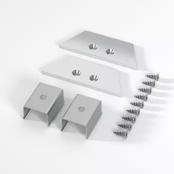 Комплект заглушек Elektrostandard ZL-2-ALP022 для накладного алюминиевого профиля (1 пара)