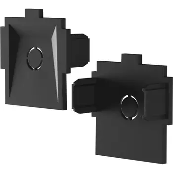 Комплект заглушек к встраиваемому шинопроводу Radity 2шт Maytoni Accessories for tracks Radity TRA084EC-12B