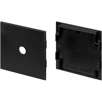 Комплект заглушек LINE-5050-DUAL BLACK (Arlight, Пластик) 050128