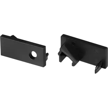 Комплект заглушек SL-BEVEL-W21 BLACK (Arlight, Пластик) 043693