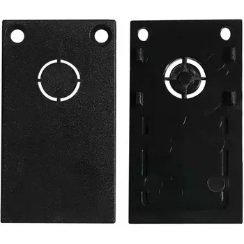 Комплект заглушек торцевых для накладного шинопровода iLedex Vision48/22 END CAP 4822-025-BK (2 шт)