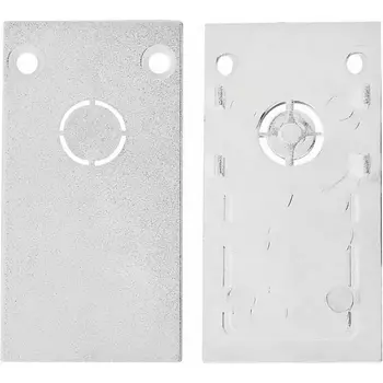 Комплект заглушек торцевых для встраиваемого магнитного шинопровода iLedex Vision48/22 END CAP 4822-026-WH (2 шт)