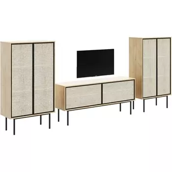 Композиция Boho 5 ОГОГО (арт.568488), (ЛДСП/Дуб Корбридж) ОГОГО Обстановочка!