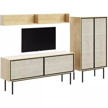 Композиция Boho 6 ОГОГО (арт.568490), (ЛДСП/Дуб Корбридж) ОГОГО Обстановочка!