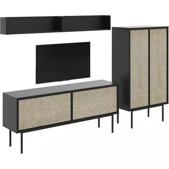 Композиция Boho 6 ОГОГО (арт.578741), (ЛДСП/Зеленый,Черный) ОГОГО Обстановочка!