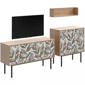 Композиция Boho Color 1 ОГОГО (арт.599541), (ЛДСП/Дуб Корбридж) ОГОГО Обстановочка!