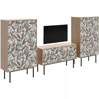 Композиция Boho Color 3 ОГОГО (арт.599565), (ЛДСП/Дуб Корбридж) ОГОГО Обстановочка!