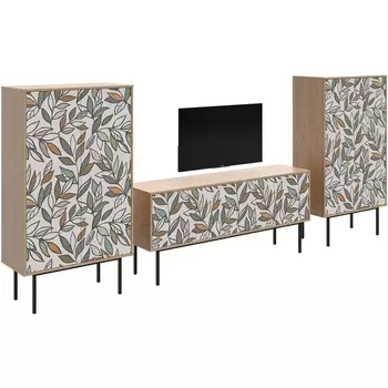 Композиция Boho Color 5 ОГОГО (арт.599589), (ЛДСП/Дуб Корбридж) ОГОГО Обстановочка!