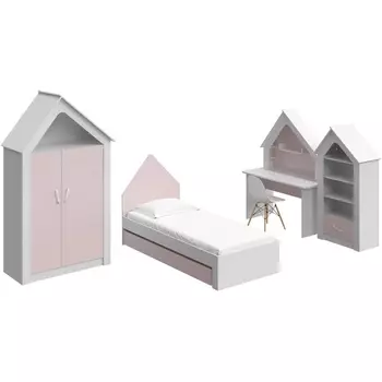 Композиция Campi №2 ОГОГО (арт.341350), (ЛДСП/Розовый) ОГОГО Обстановочка!