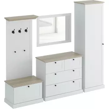 Композиция Caprio 1 ОГОГО (арт.433974), (ЛДСП,МДФ/Белый) ОГОГО Обстановочка!