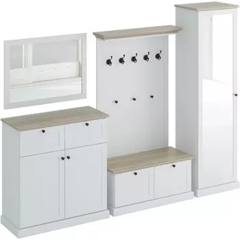 Композиция Caprio 2 ОГОГО (арт.433992), (МДФ,ЛДСП/Белый) ОГОГО Обстановочка!