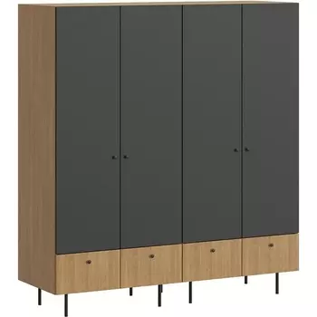 Композиция Frida 12 ОГОГО (арт.839413), (ЛДСП/Черный) ОГОГО Обстановочка!