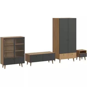 Композиция Frida 14 ОГОГО (арт.839416), (ЛДСП/Черный) ОГОГО Обстановочка!