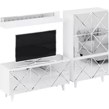 Композиция Kristal 2 ОГОГО (арт.331194), (ЛДСП/Зеркальный) ОГОГО Обстановочка!