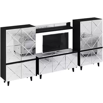 Композиция Kristal 3 ОГОГО (арт.468231), (ЛДСП/Зеркальный) ОГОГО Обстановочка!