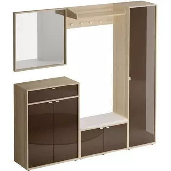 Композиция Latte №2 ОГОГО (арт.335731), (ЛДСП/Капучино) ОГОГО Обстановочка!