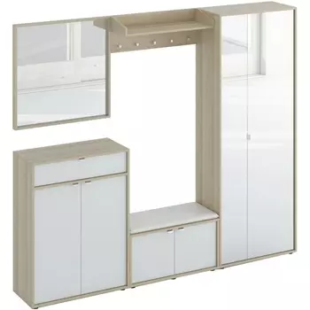 Композиция Latte №3 ОГОГО (арт.344046), (ЛДСП/Белый) ОГОГО Обстановочка!