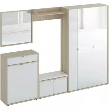 Композиция Latte №4 ОГОГО (арт.344061), (ЛДСП/Белый) ОГОГО Обстановочка!